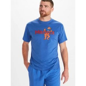 Marmot Leaning Marty Short-Sleeve T-Shirt Alpine Adventure Vibes* Size XXL M556